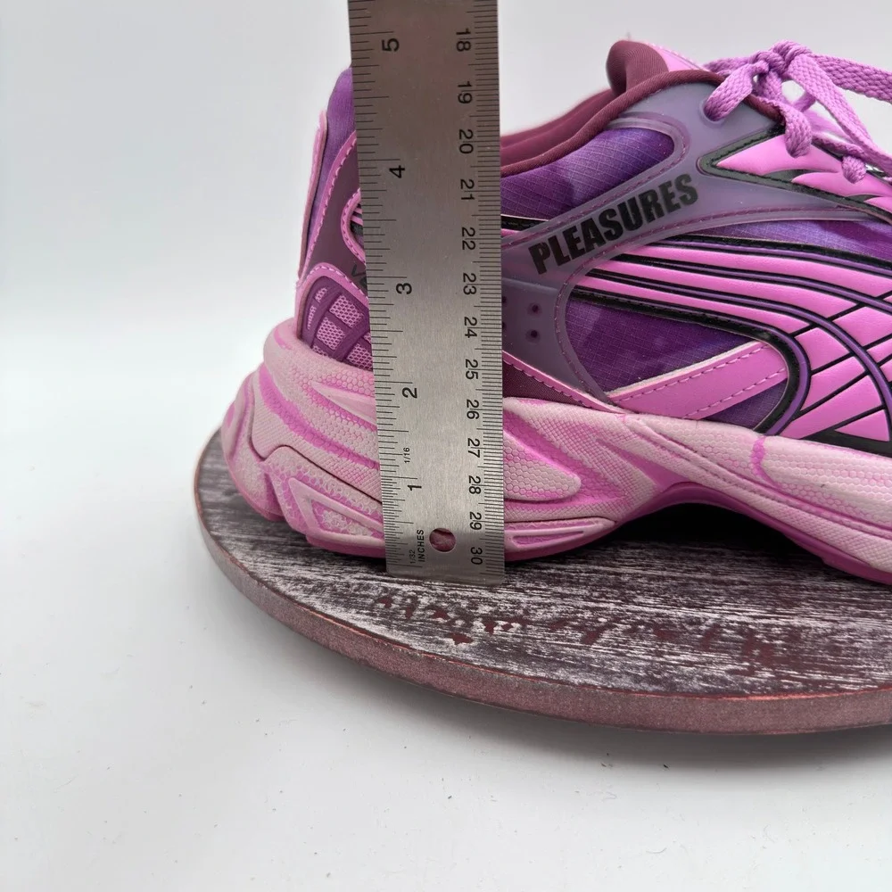 Puma Velophasis Pleasures Sneaker Mens Size 10 Pink Grape 391696-01 Streetwear